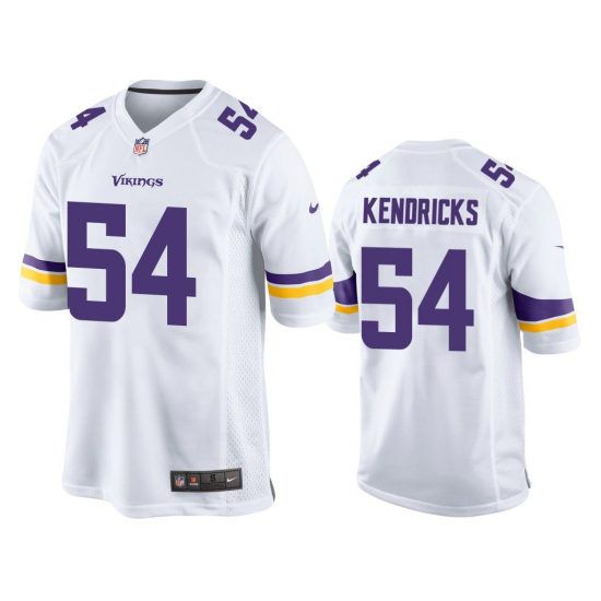 Men Minnesota Vikings #54 Eric Kendricks Nike White Game Retired Player NFL Jersey